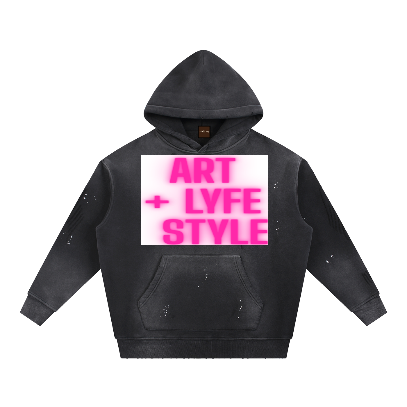 ART +++ LYFE/STYLE HOT PYNK HOODIEE