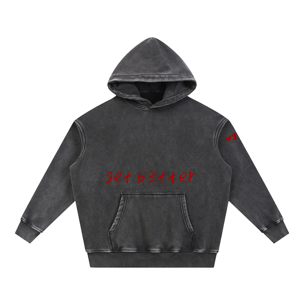 SNO' WASH'D OVRSIZ'D HOODIE [via | get b3tter]