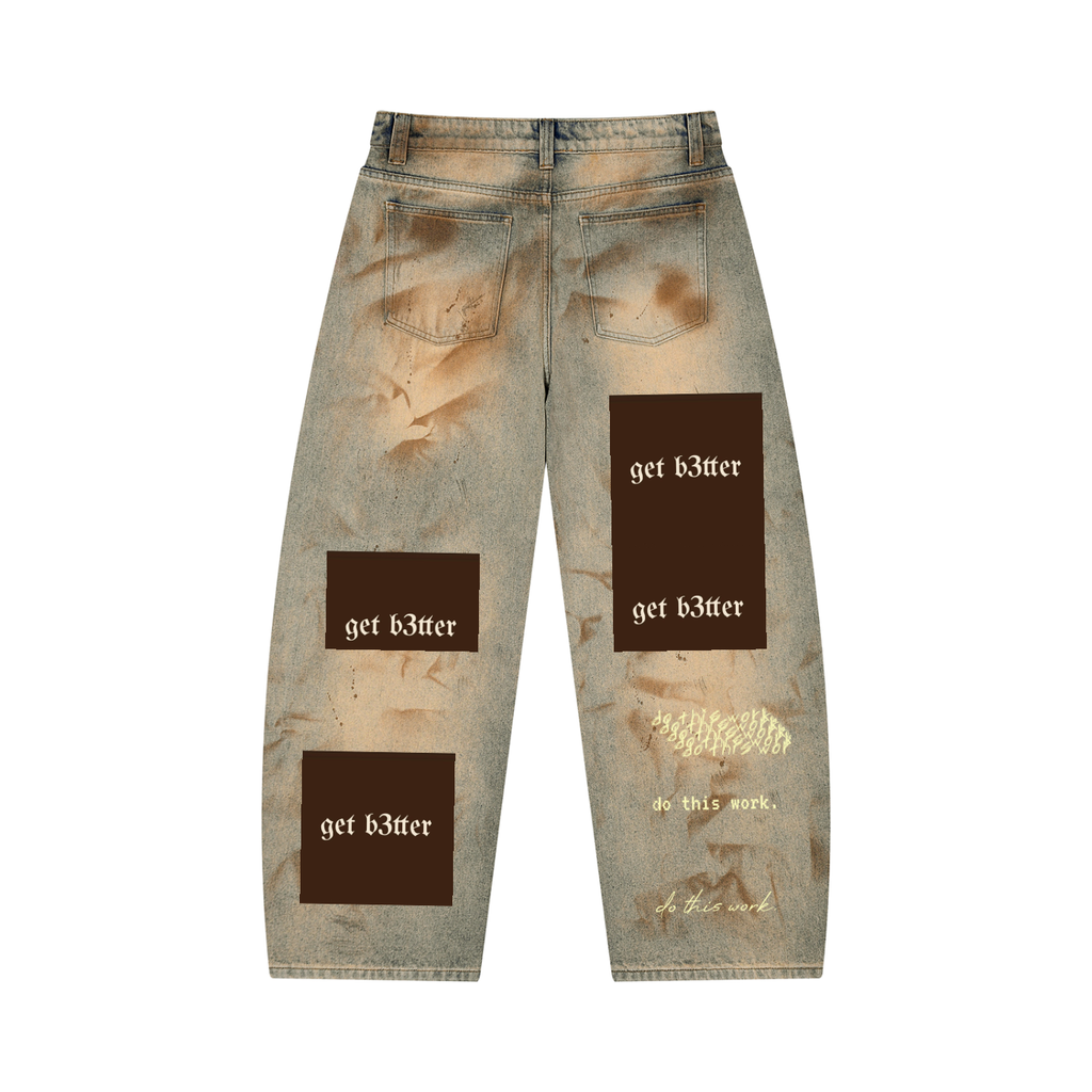skratchy dirtied denim | do this work | get b3tter/ 𝖇. better