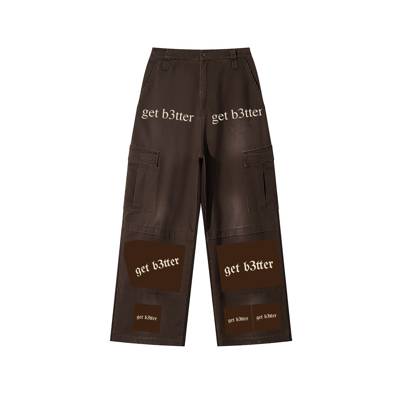 get b3tter faded holy sun cargos